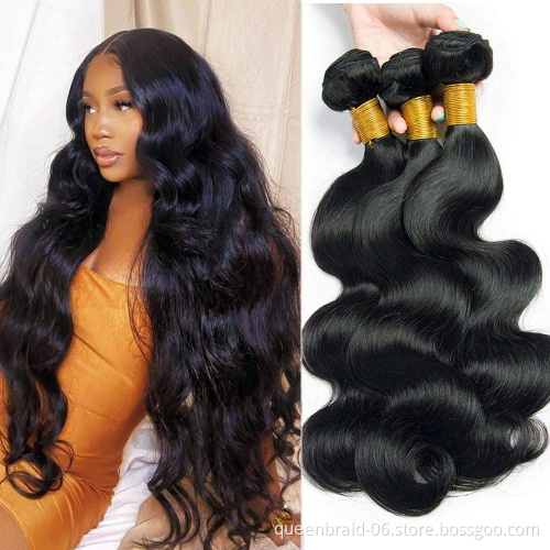 Ranyang Body Wave Bundles Human Hair Unprocessed 100% Brazilian Virgin Hair Weave Bundles Remy Human Hair Extensions